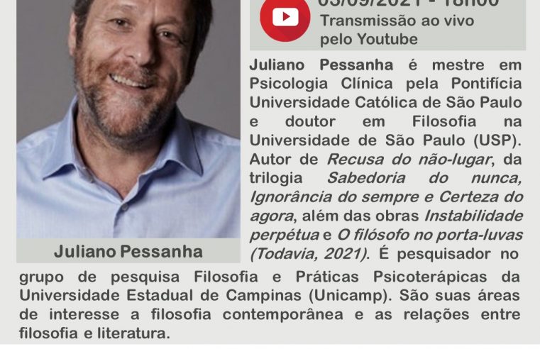 XI Colóquio Terapêutico: Sloterdijk e a Psicologia, com Juliano Pessanha
