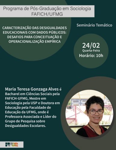 Cartaz seminário de Maria Teresa